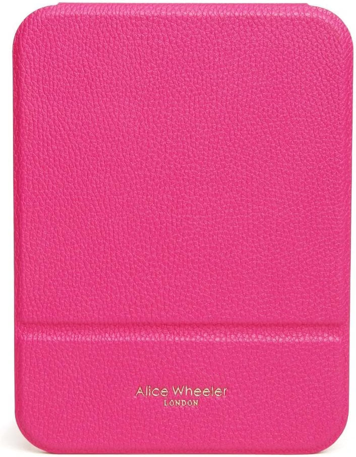 Folding Travel Mirror Hot Pink