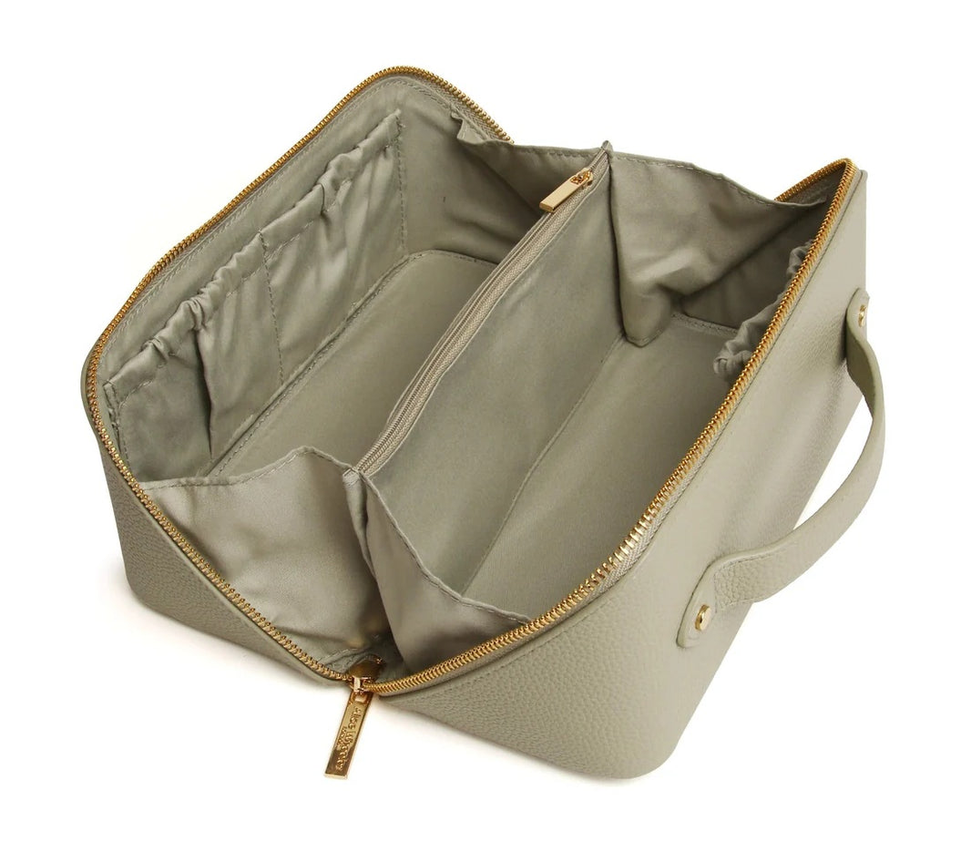 Pistachio Train Case - Luxury Travel Bag