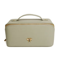 Pistachio Train Case - Luxury Travel Bag