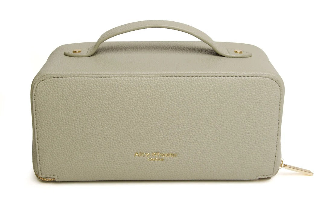 Pistachio Train Case - Luxury Travel Bag