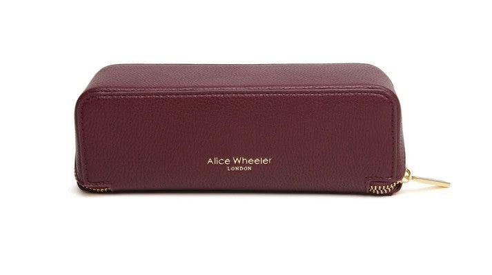 Alice Wheeler Mini Train Case - Berry