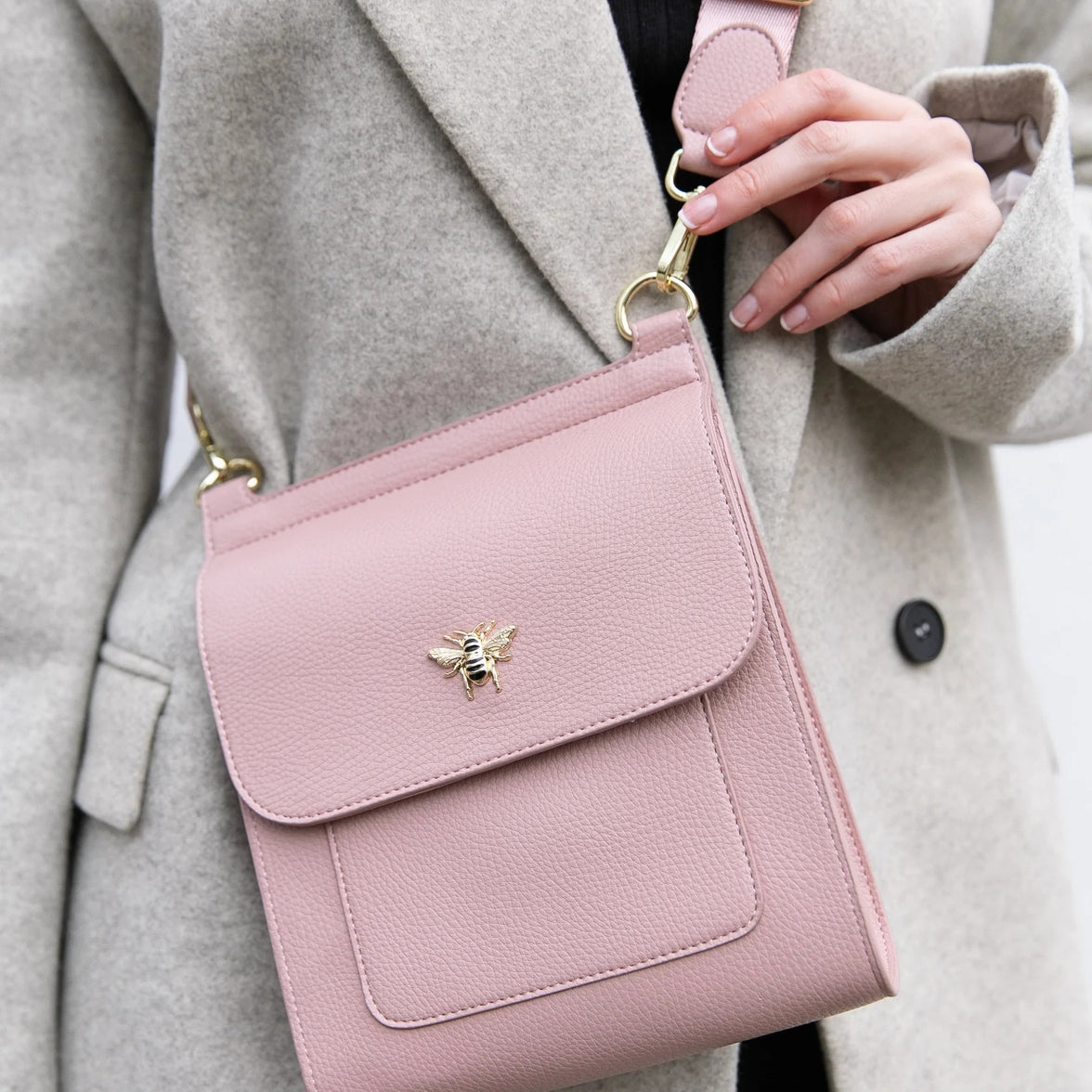 Bloomsbury Crossbody Bag - Pink Designer Handbag