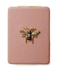 Round Pink Compact Mirror