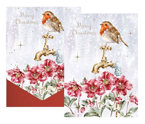 Robin Wallet Christmas Cards