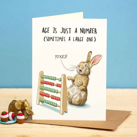 Age Just a Number Greeting Card