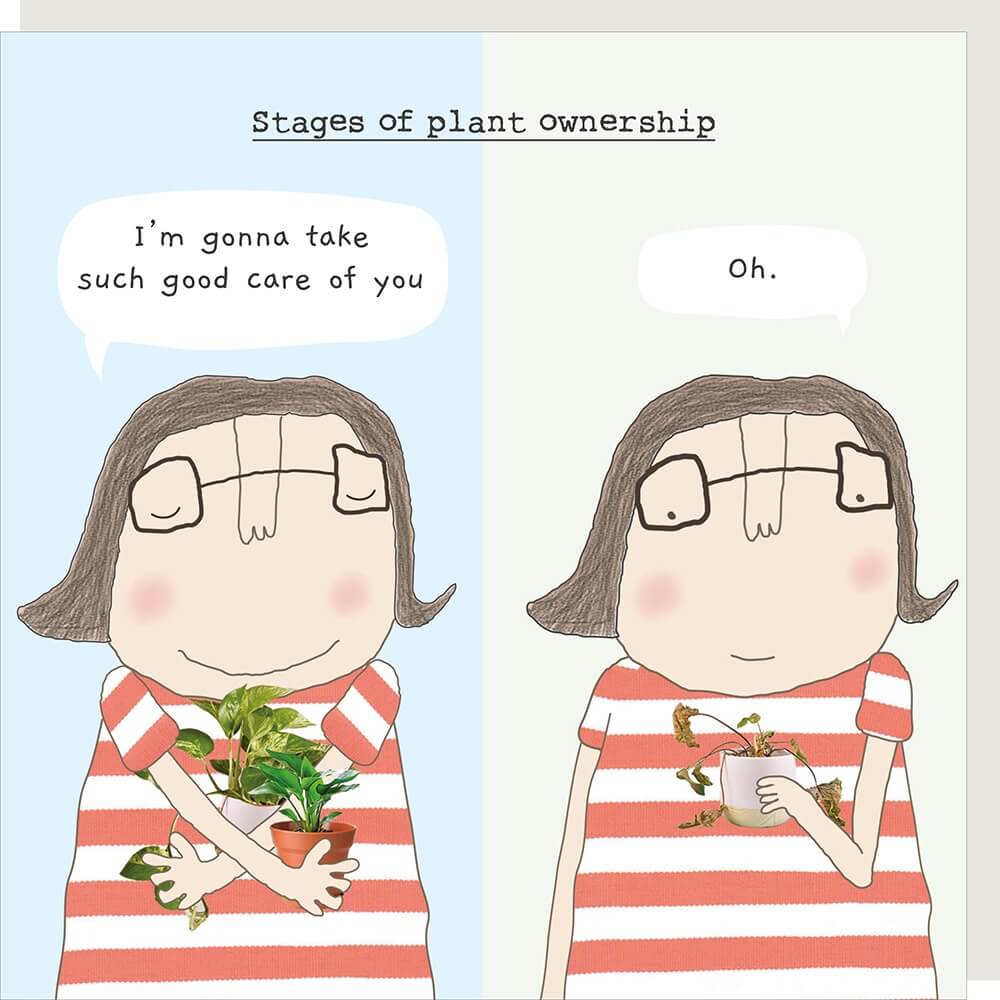 Plant Ownership Birthday Card