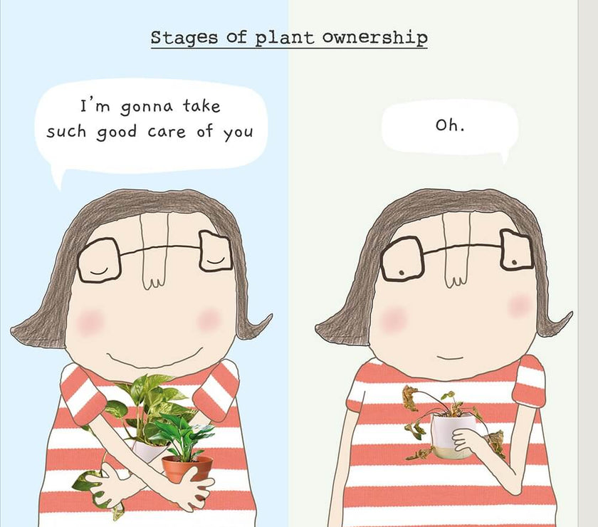 Plant Ownership Birthday Card