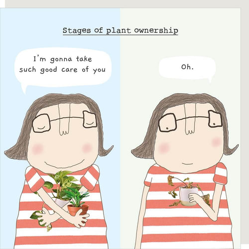 Plant Ownership Birthday Card