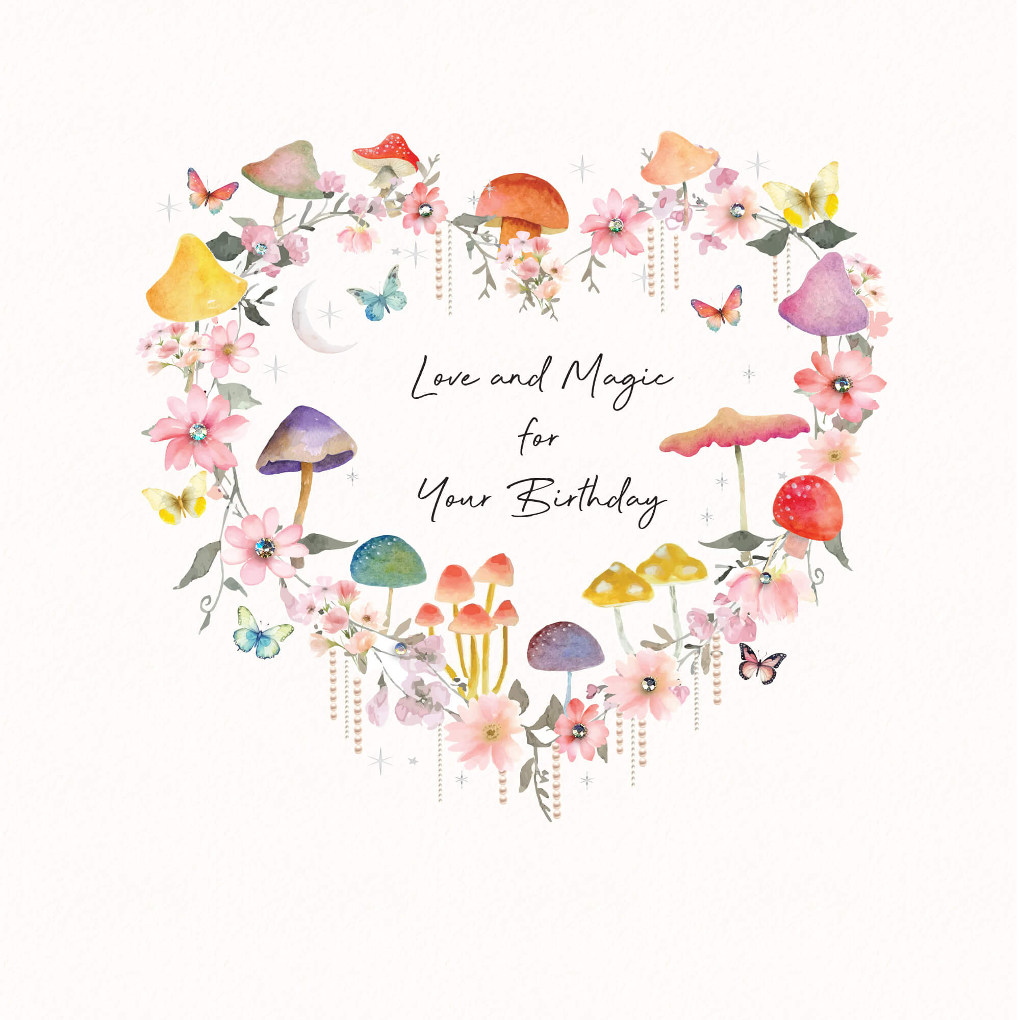 Love and Magic Birthday Card