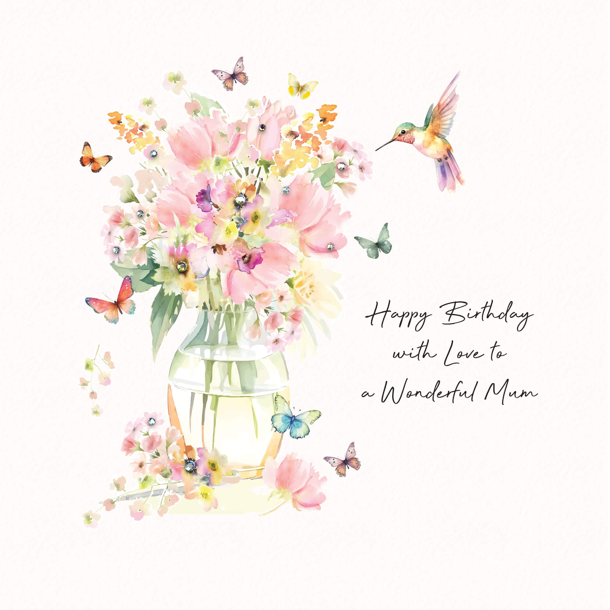 Wonderful Mum Birthday Card
