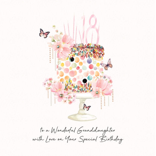 Granddaughter 18th Birthday Card