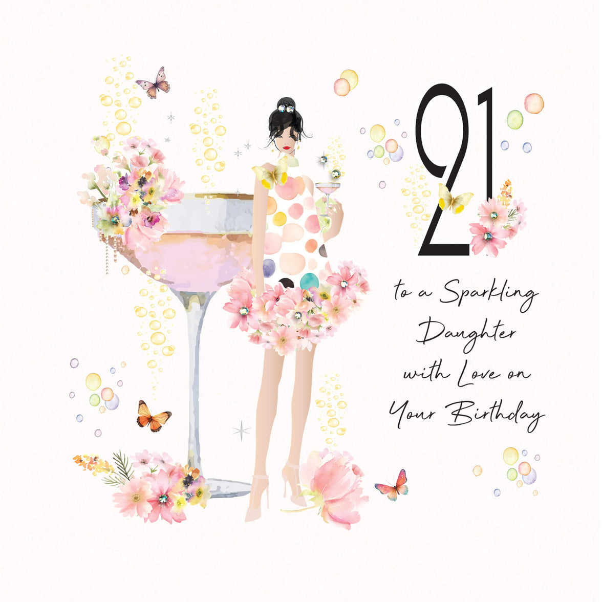 Daughter 21st Birthday Card