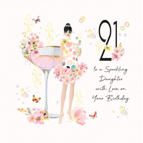 Daughter 21st Birthday Card