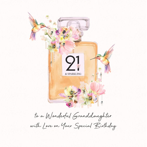 Granddaughter 21st Birthday Card