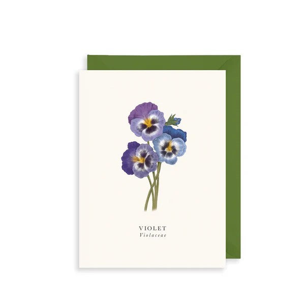 Violet Greeting Card