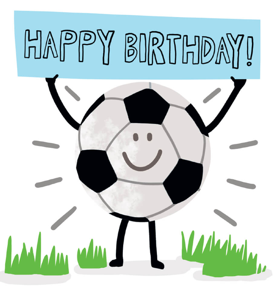 Football Birthday Card