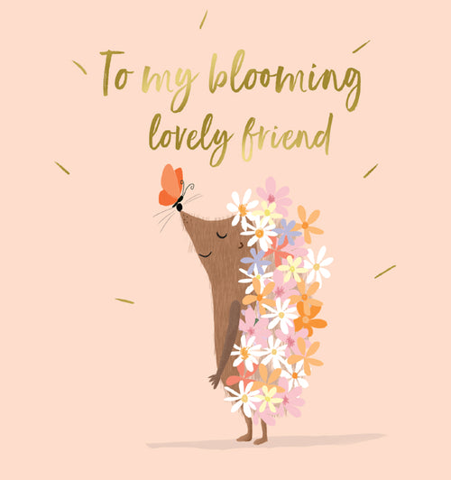 Blooming Lovely Friend Birthday Card