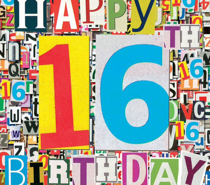 16th Birthday Card - House of Cards