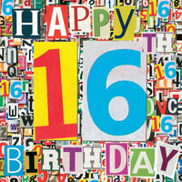 16th Birthday Card - House of Cards