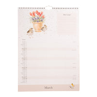 2027 Country Set Family Calendar