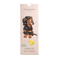 2027 A Dog's Life Dog Slim Calendar