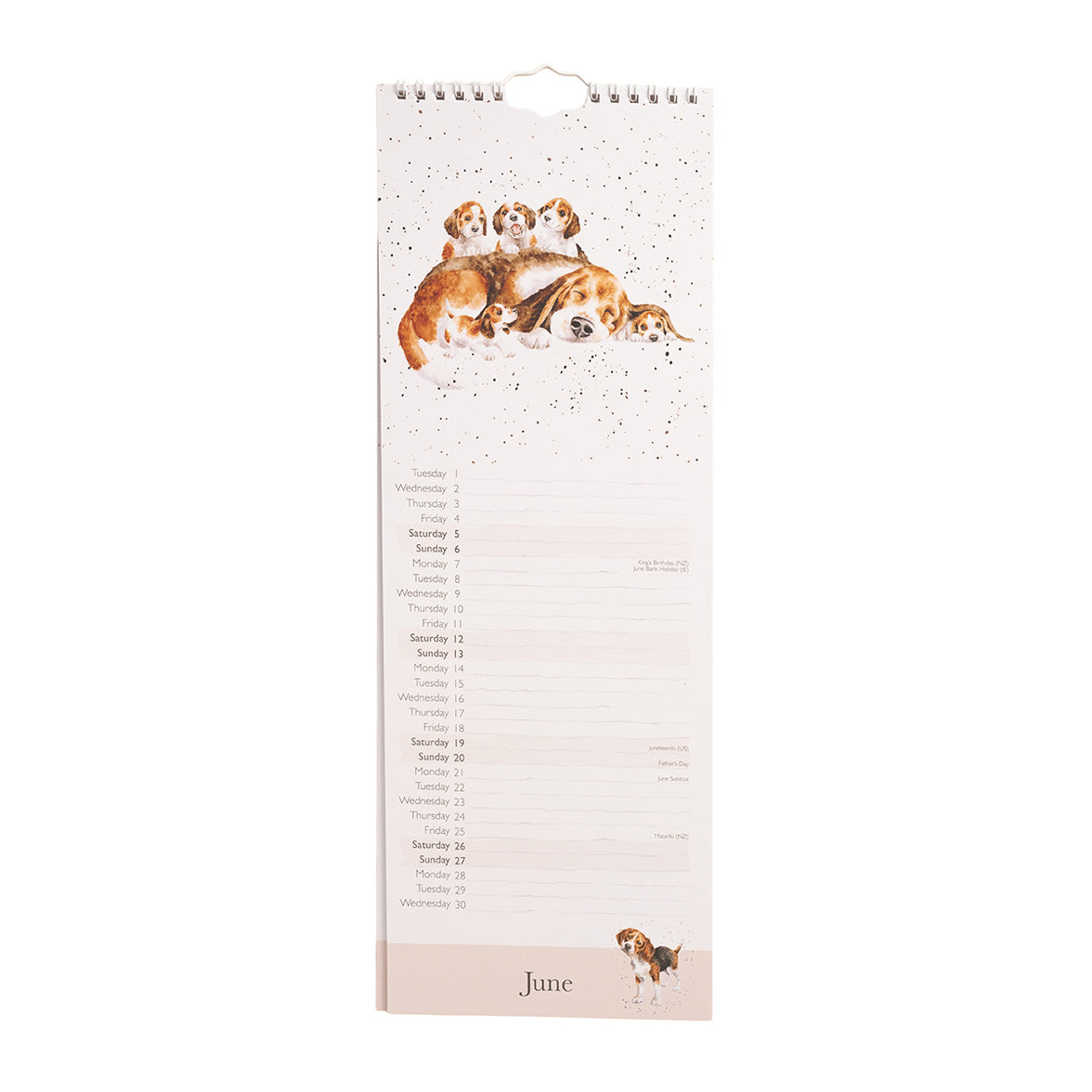 2027 A Dog's Life Dog Slim Calendar