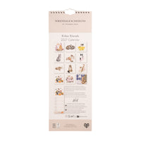 2027 Feline Friends Cat Slim Calendar