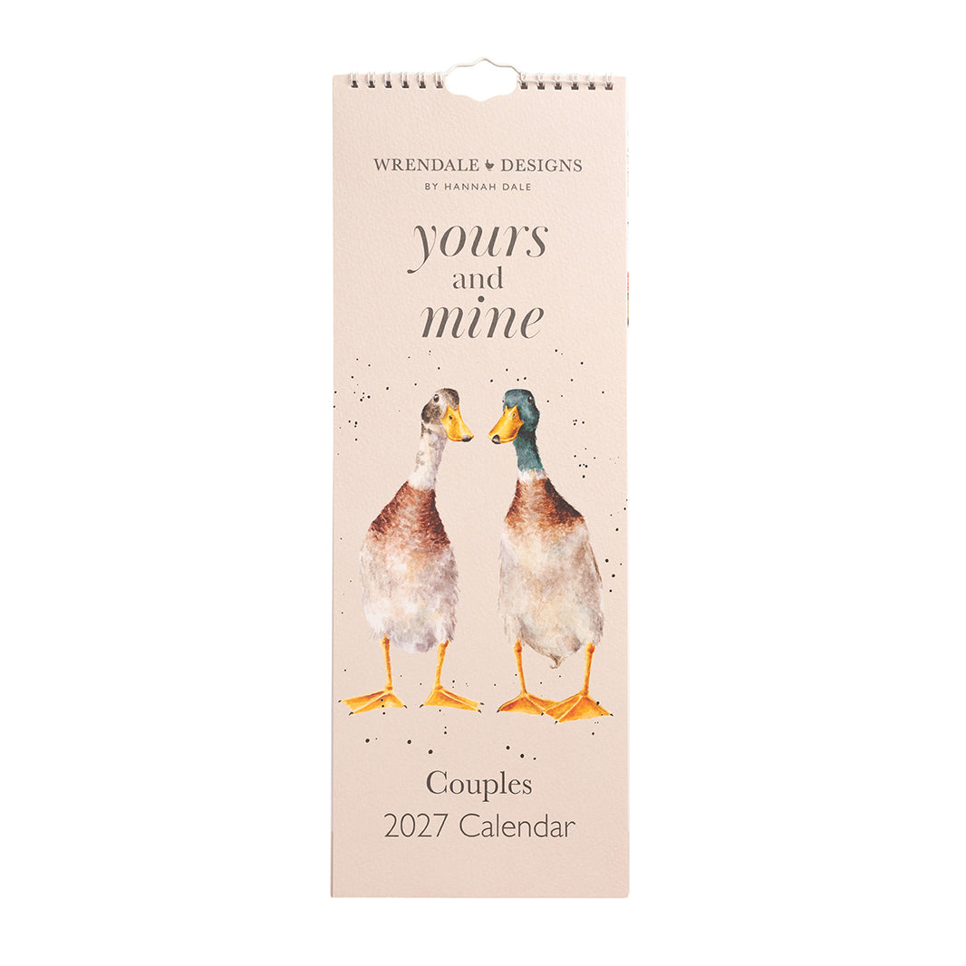 2027 Yours and Mine Couples Slim Calendar