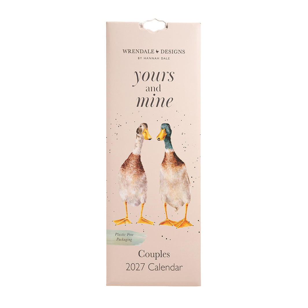 2027 Yours and Mine Couples Slim Calendar