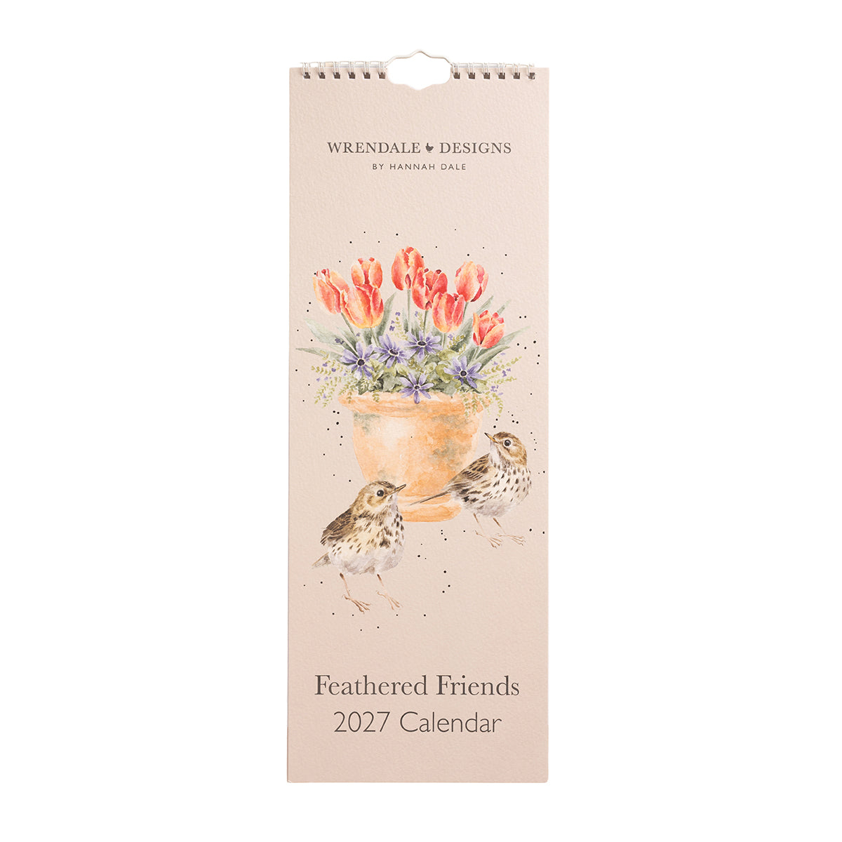 2027 Feathered Friends Birds Slim Calendar
