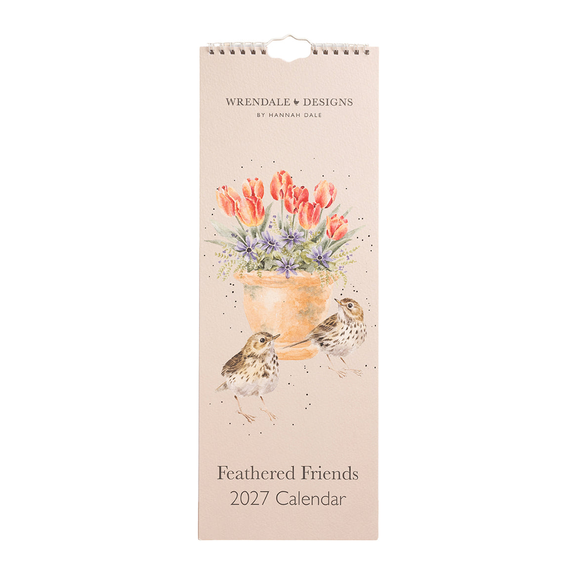 2027 Feathered Friends Birds Slim Calendar