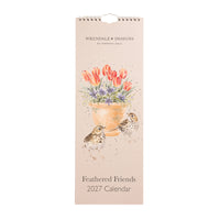 2027 Feathered Friends Birds Slim Calendar