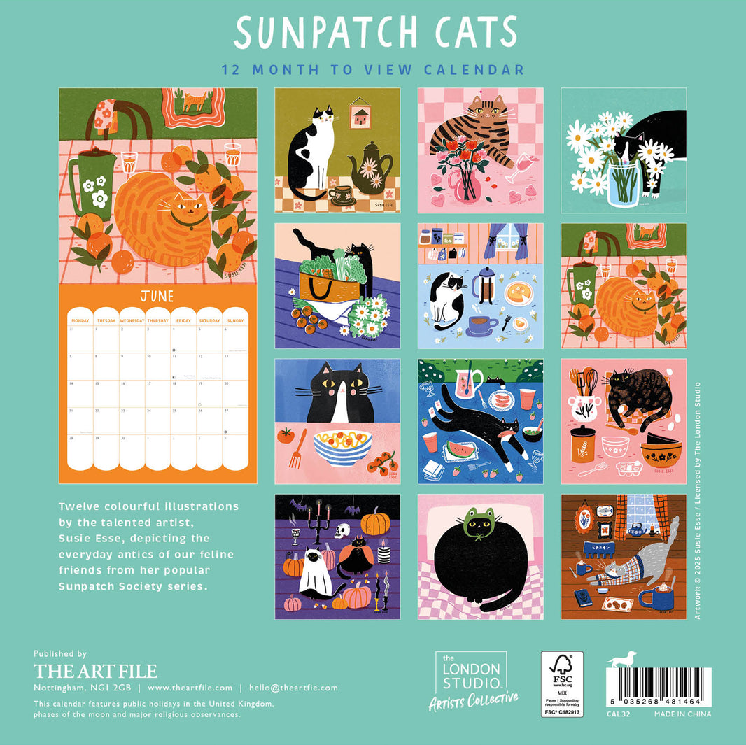 2027 Sunpatch Cats Wall Calendar