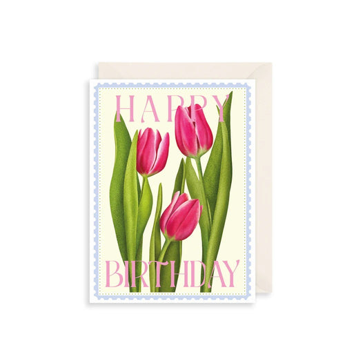 Tulip Birthday Card