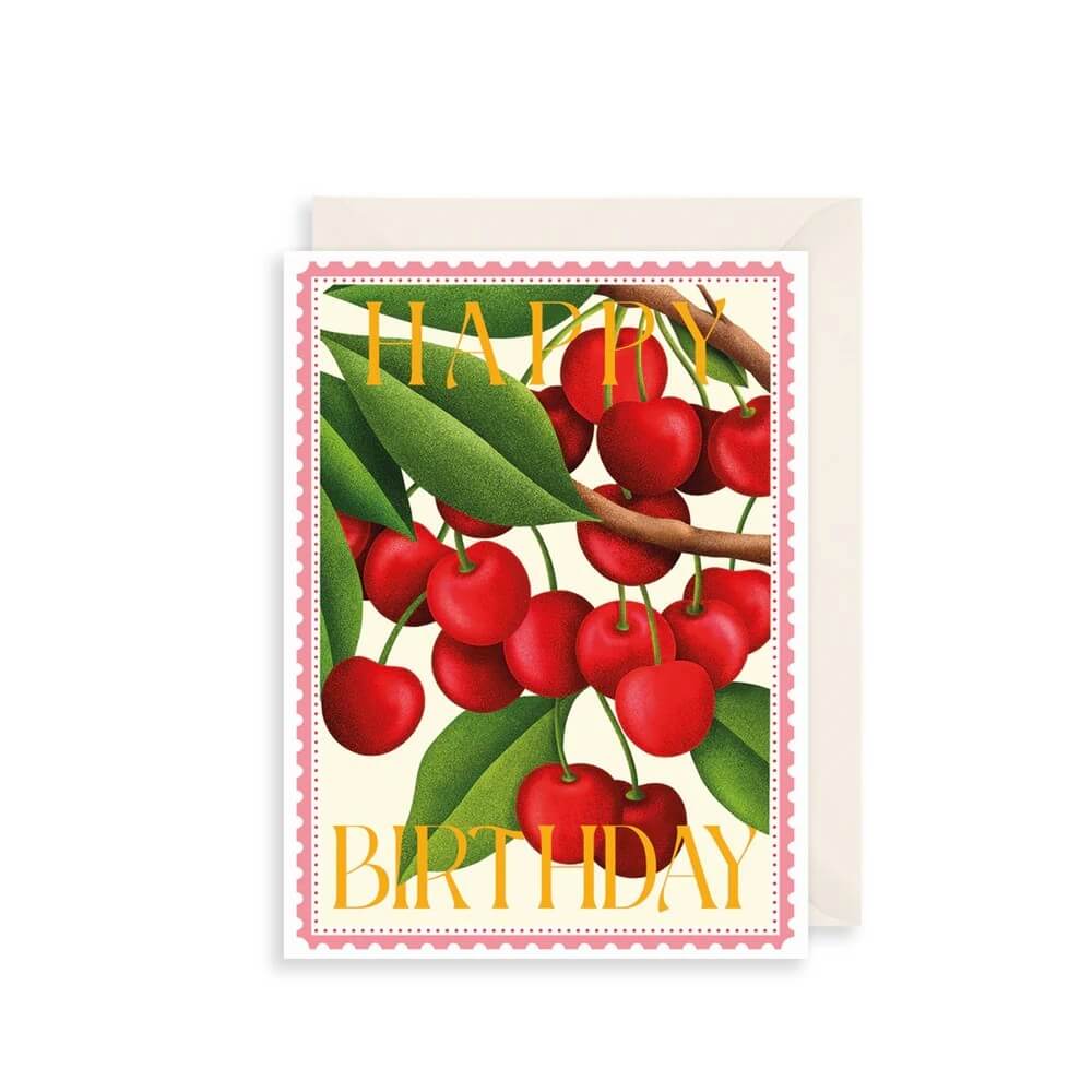 Cherries Birthday Card