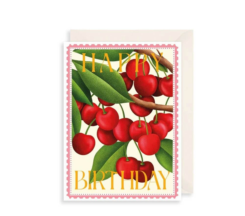 Cherries Birthday Card