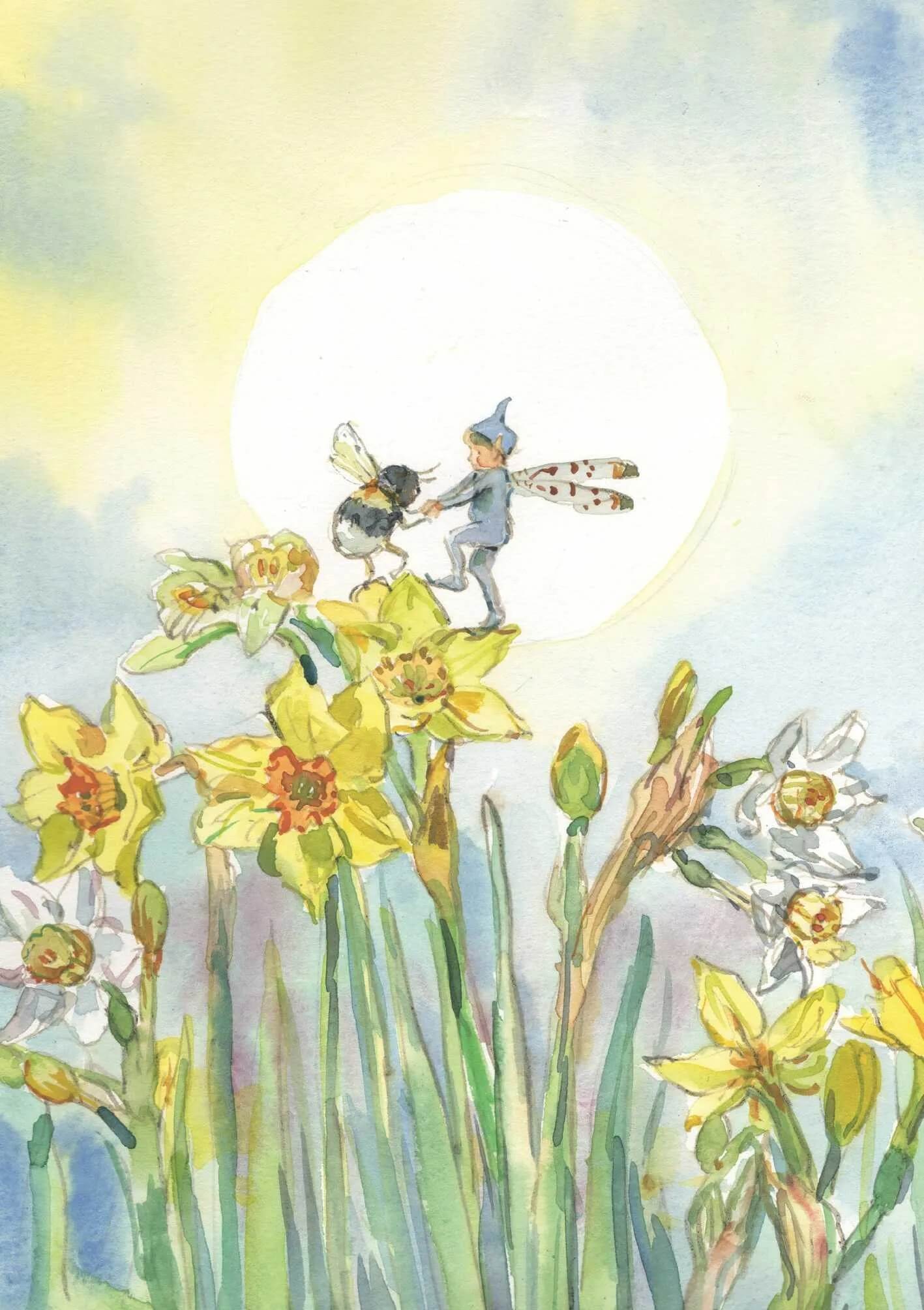Bee Dance Birthday Card