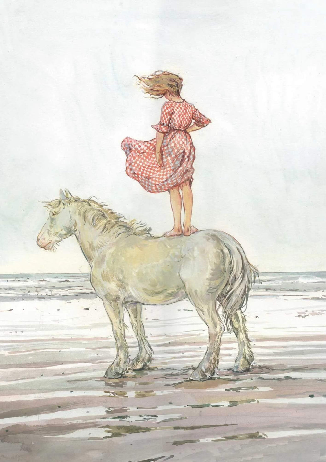 Horse Girl Birthday Card