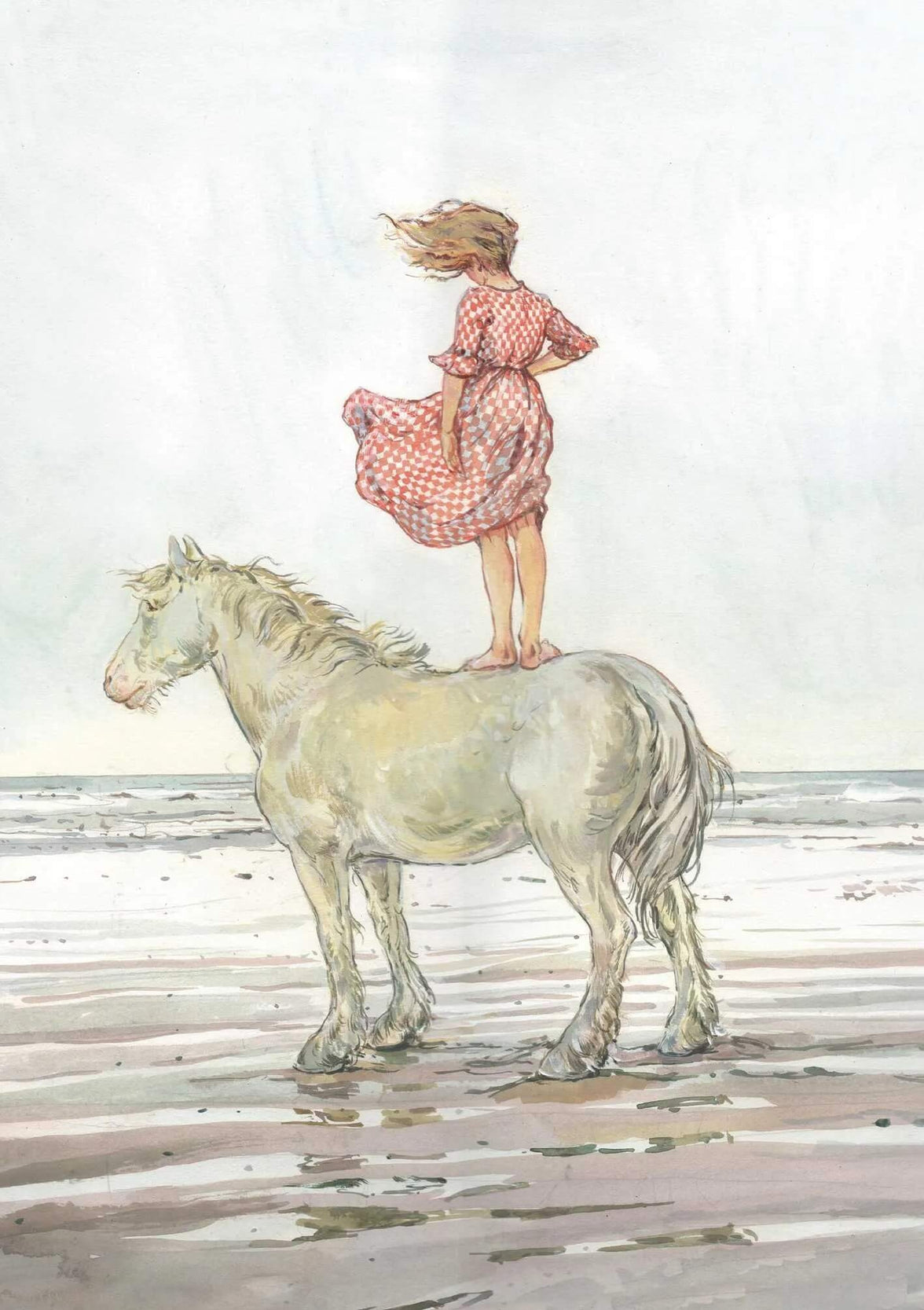 Horse Girl Birthday Card