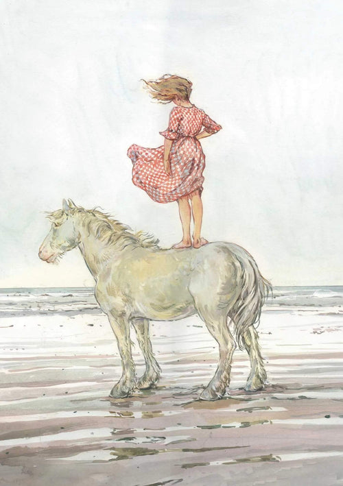 Horse Girl Birthday Card