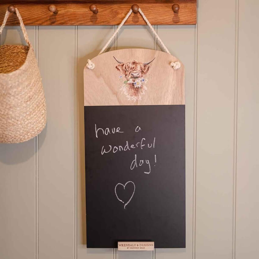 Daisy Cow Chalkboard