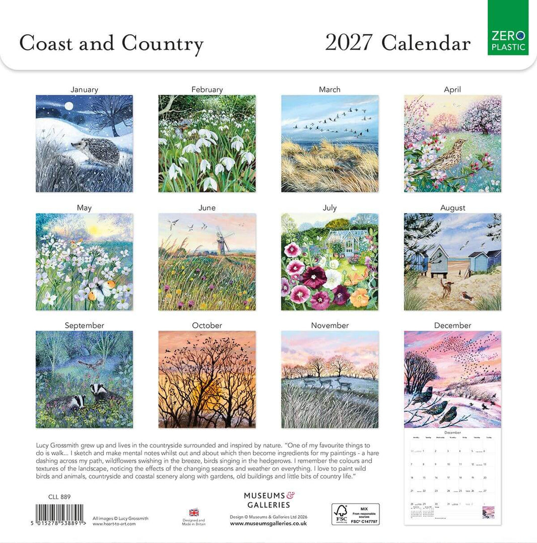 2027 Coast & Country Calendar