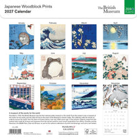 2027 Japanese Woodblock Prints Calendar