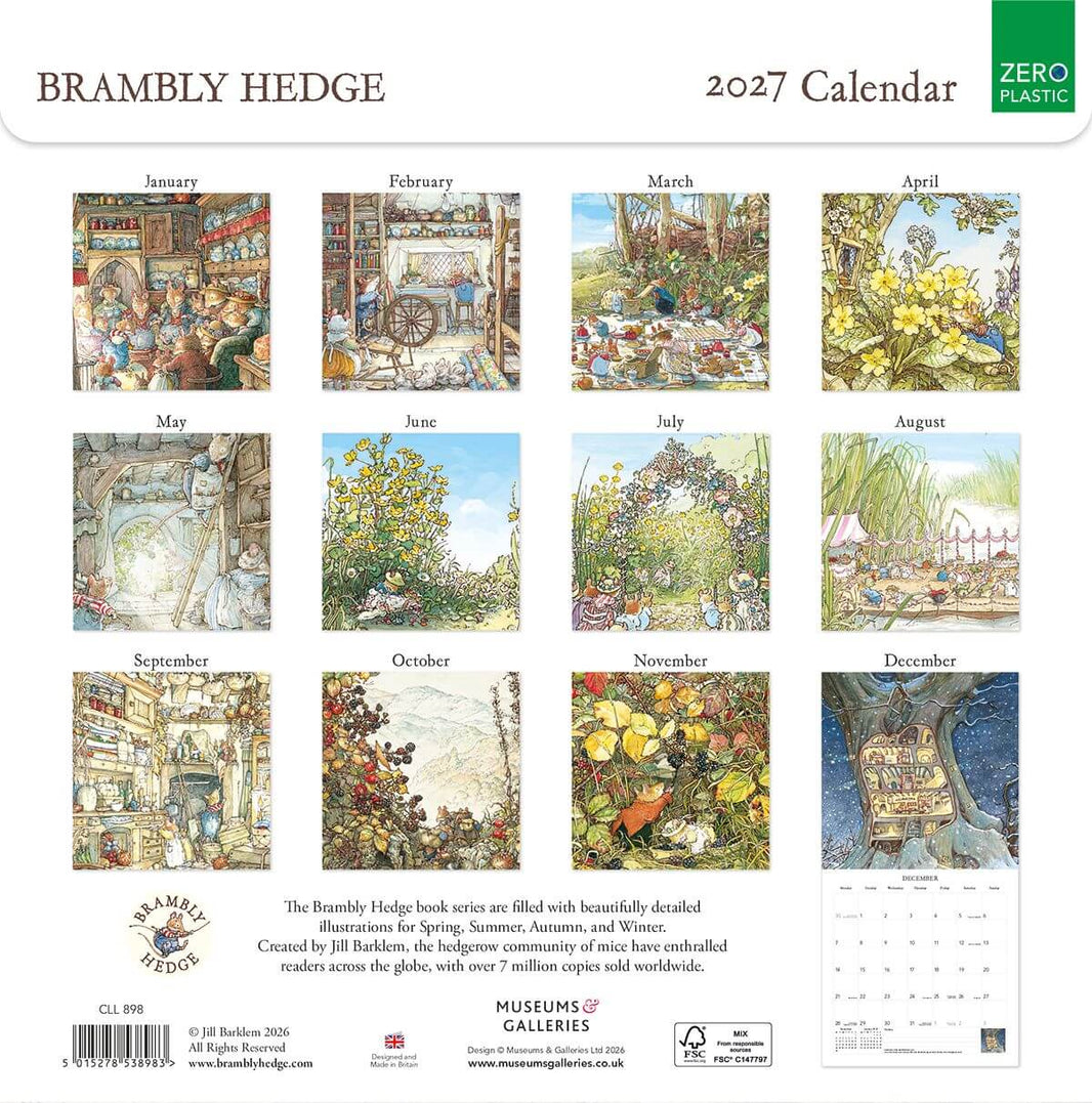 2027 Brambly Hedge Calendar