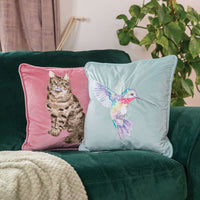Feline Fabulous Pink Cat Cushion