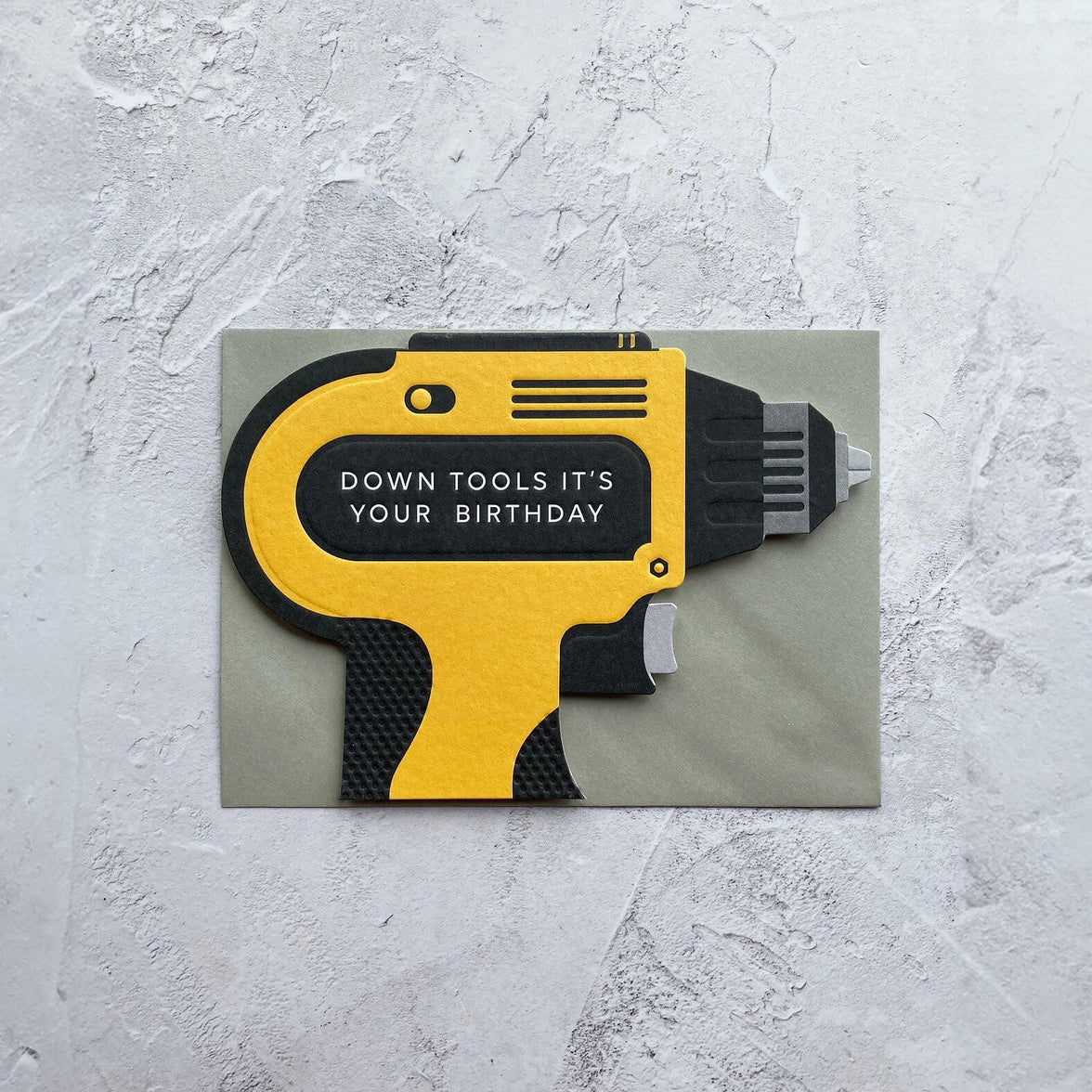 Drill Die-Cut Birthday Card