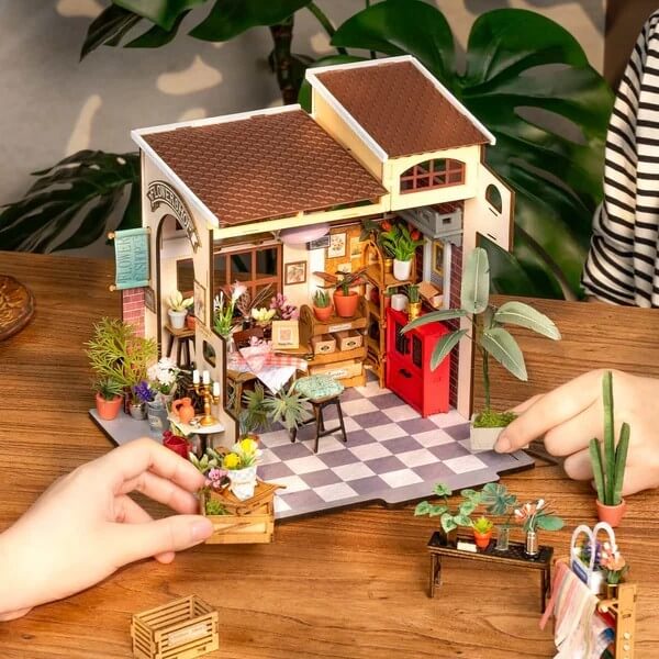 Emily Flower Shop Wooden Model Kit