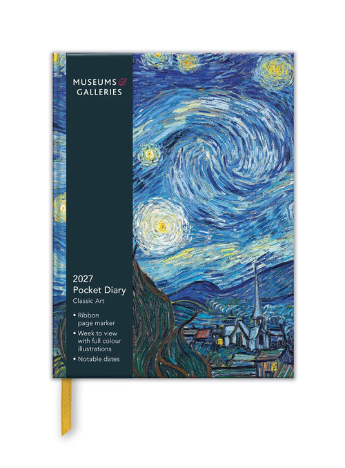 2027 Pocket Diary Classic Art