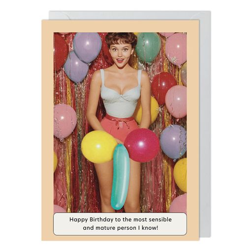Sensible and Mature Birthday Card