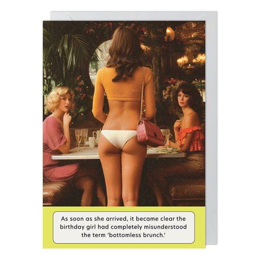 Bottomless Brunch Birthday Card